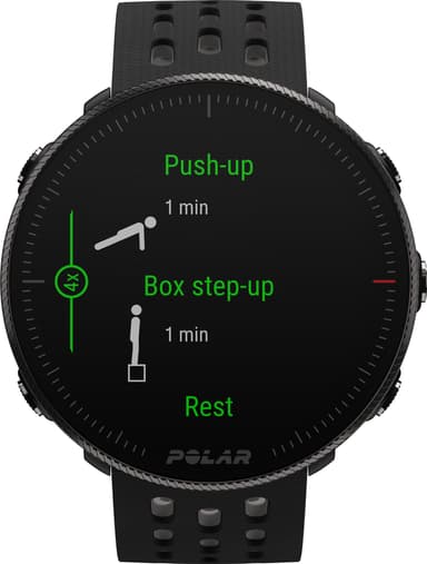 Polar Vantage M2 multisportsur (sort/grå)