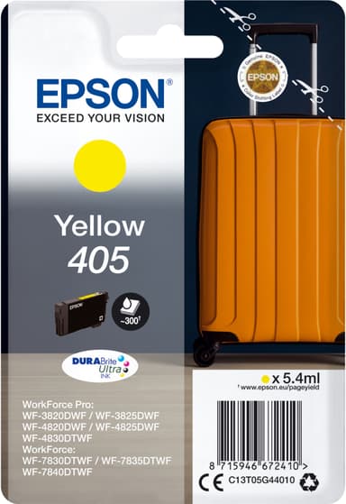 Epson 405 gul blækpatron C13T05G44020