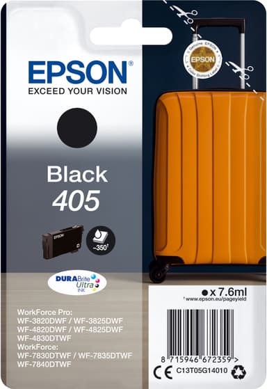 Epson 405 sort blækpatron C13T05G14020