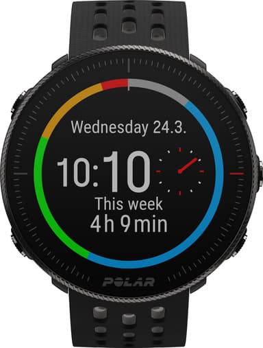 Polar Vantage M2 multisportsur (sort/grå)