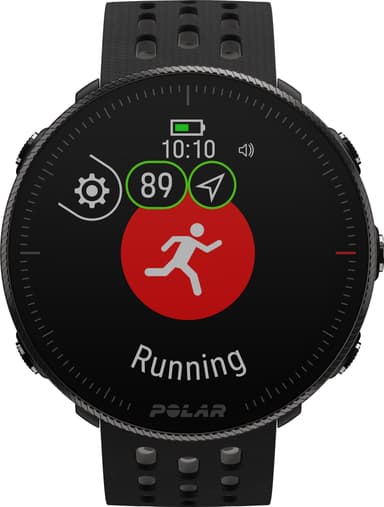 Polar Vantage M2 multisportsur (sort/grå)