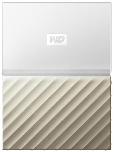WD My Passport Ultra 4 TB ekstern HDD (hvid/guld)