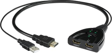 Hama HDMI splitter 2x porte