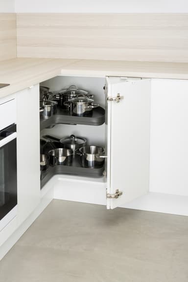 Epoq 3/4 hjørnekarousel (grå)