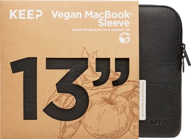 KEEP Apple Peel 13" sleeve til MacBook (sort)