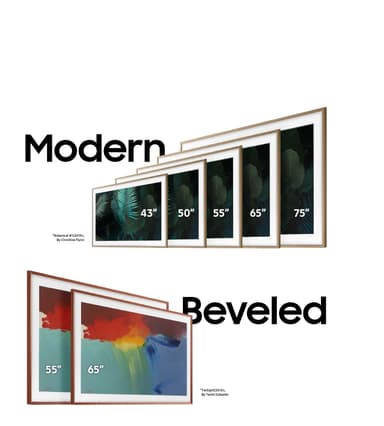 Samsung The Frame 55" skrå ramme (2021-2022/hvid)