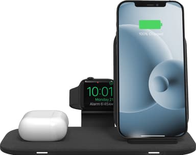 Mophie trådløs opladningsstander Plus (sort)