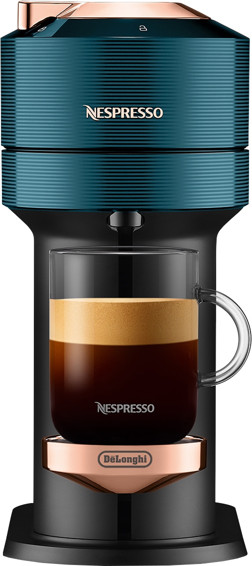 Faktisk fravær pubertet NESPRESSO® Vertuo Next kaffemaskine fra DeLonghi, Luxury Teal | Elgiganten