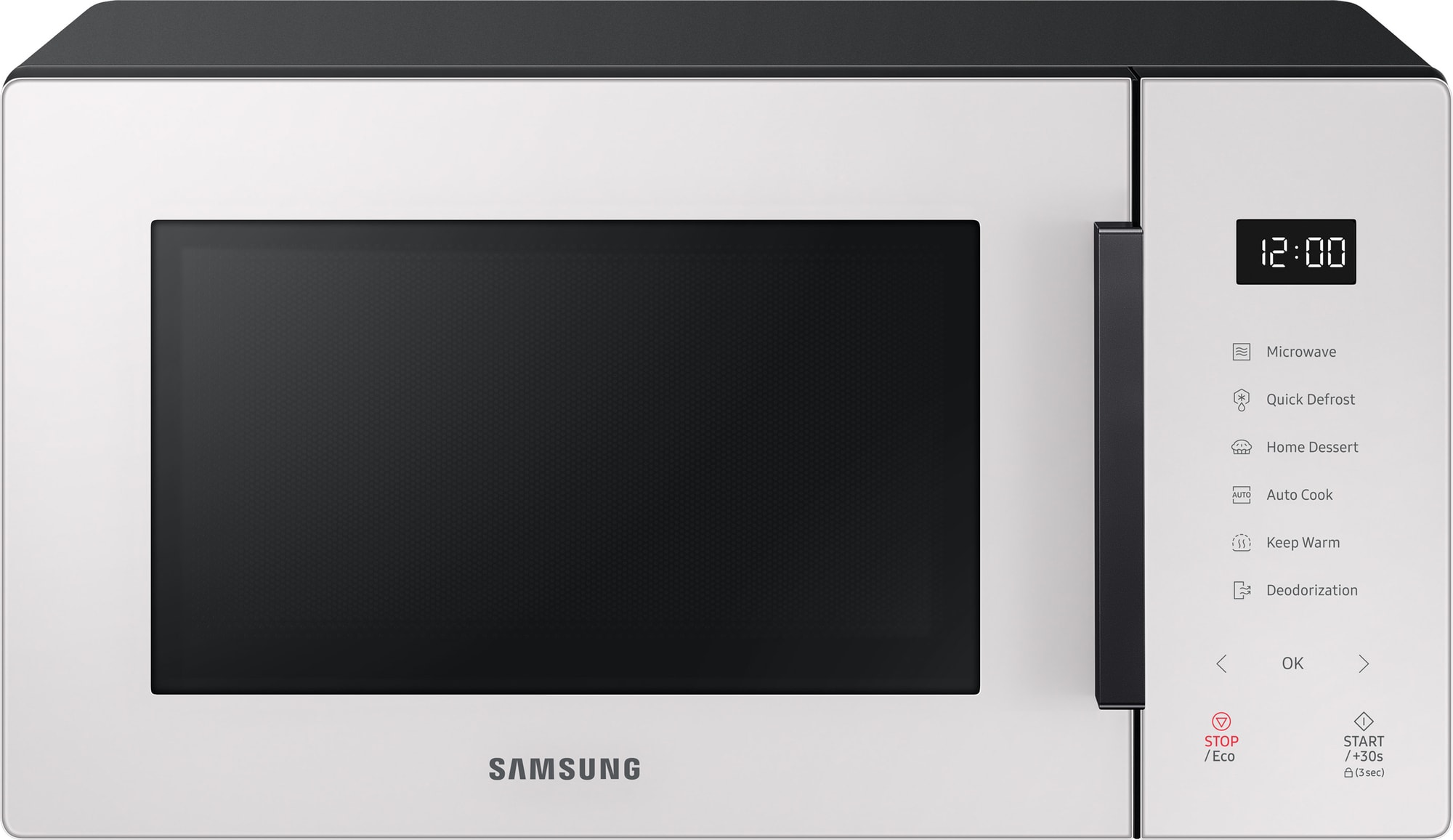 Samsung Bespoke mikrobølgeovn MS23T5018AE (pure white) thumbnail