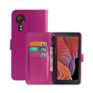 Wallet Cover 3-kort Samsung Galaxy Xcover 5  - lyserød
