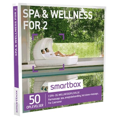 Smartbox gavekort - Spa og wellness for 2