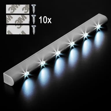 forræderi bjærgning debitor 10x LED Lys på liste med bevægelsessensor - grå | Elgiganten