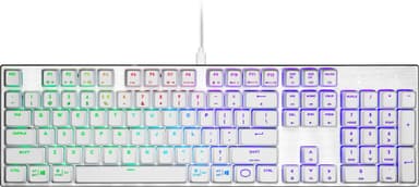 Coolermaster Master SK652 gaming tastatur (hvid)
