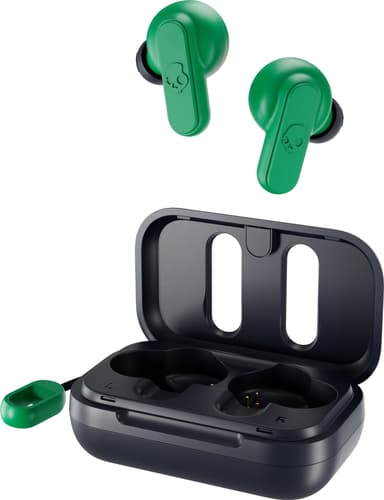 Skullcandy Dime true wireless høretelefoner (mørkeblå/grøn)