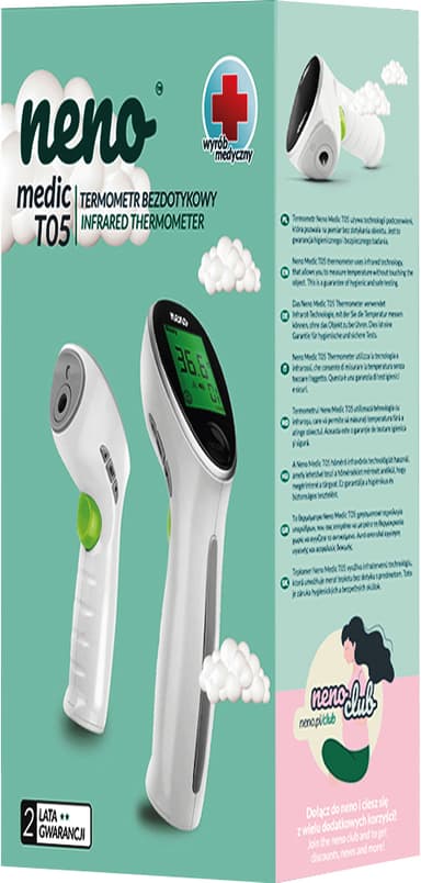 Neno Medic T05 infrarødt termometer (hvid)