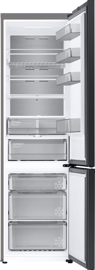 Samsung Bespoke køle/fryseskab RB38A7B6AS9/EF (urban silver)
