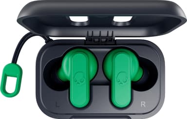 Skullcandy Dime true wireless høretelefoner (mørkeblå/grøn)