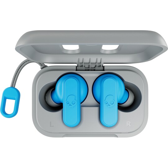 Skullcandy Dime true wireless høretelefoner (lysegrå/blå)