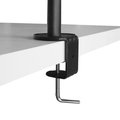 Dobbelt skærmholder til bord 25-66 cm (10-26 tommer) VESA 100 x 100 - sort