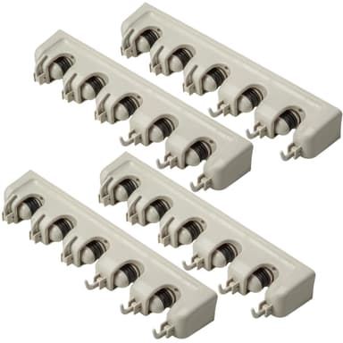 Redskabsholder, 4 stk. 40,5x6x10,5cm - beige