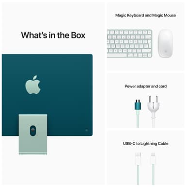iMac 24" 8C CPU/7C GPU/256 (grøn)