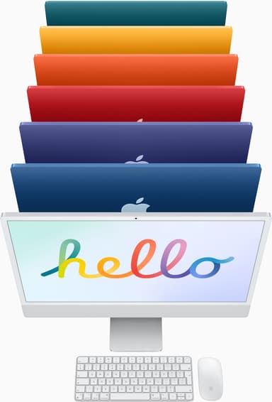 iMac 24" 8C CPU/8C GPU/512 (sølv)