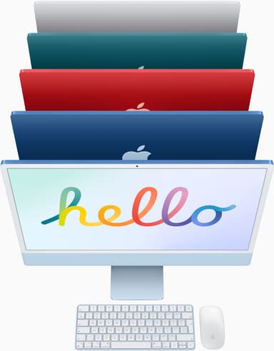 iMac 24" 8C CPU/7C GPU/256 (sølv)