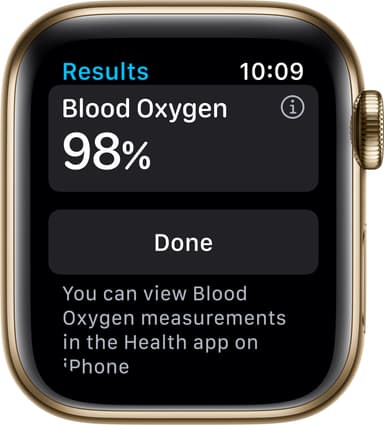 Apple Watch Series 6 40mm GPS+Cellular (gold steel/ navy sport band)