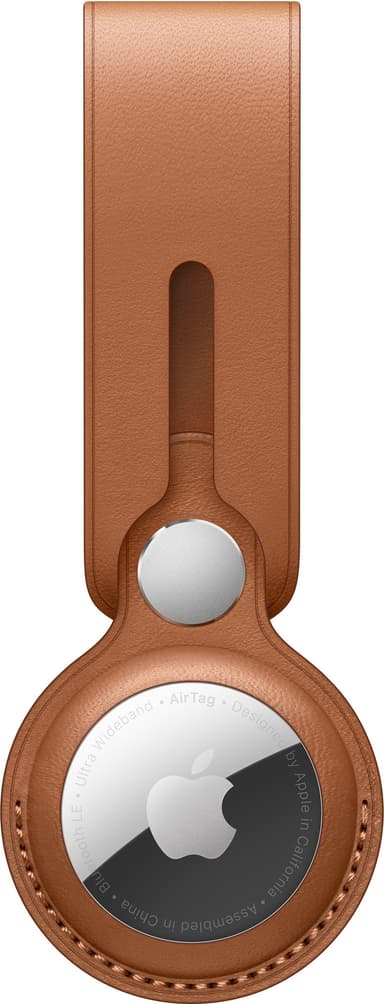 AirTag læderstrop (saddle brown)