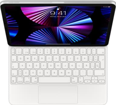Apple Magic Keyboard til iPad Air eller Pro 11" (hvid) (ESP)