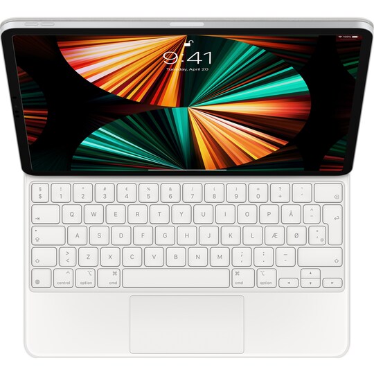 Apple Magic Keyboard til iPad Pro 12,9" (hvid) (DK)