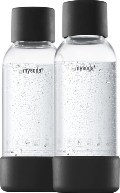 MySoda flaske M2PB905F-B (2-pakke, sort)