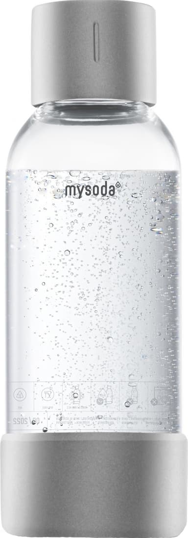 MySoda flaske M1PB05M-S (1-pakke, sølv)
