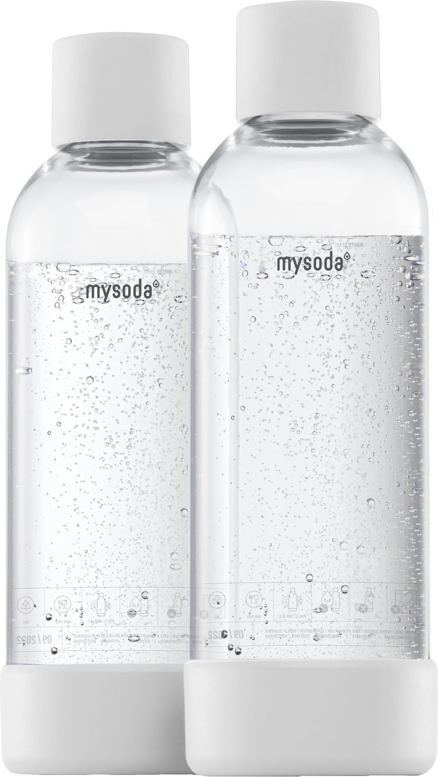 MySoda flaske M2PB10F-W (2-pakke, hvid) thumbnail