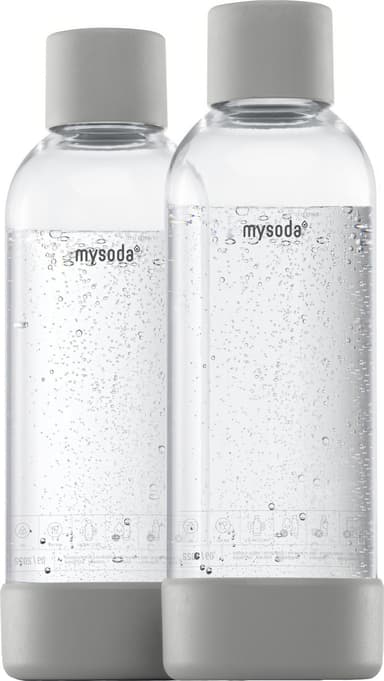 MySoda flaske M2PB10F-MG (2-pakke, grey)