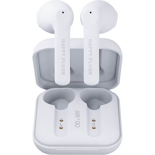 Happy Plugs Air 1 GO true wireless in-ear høretelefoner (hvid)