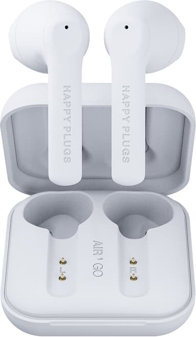 Happy Plugs Air 1 GO true wireless in-ear høretelefoner (hvid)