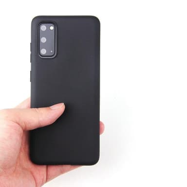 SKALO Samsung A02s Ultratynd TPU-skal - Sort