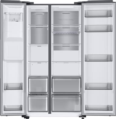 Samsung køleskab/fryser RS68A8841S9/EF (urban silver)