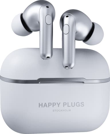 Happy Plugs Air 1 Zen trådløse høretelefoner (silver)
