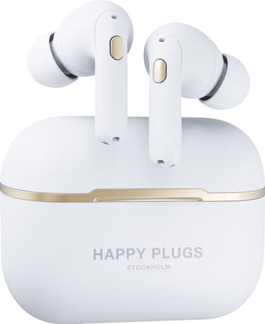 Happy Plugs Air 1 Zen true wireless in-ear høretelefoner (hvid)