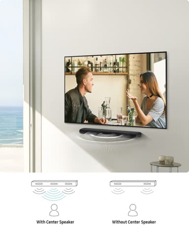 Samsung HW-S67A 5.0ch smart soundbar (hvid)