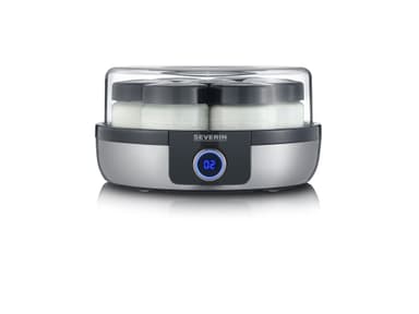 Severin Digital Yoghurtmaskine Stål/Sort