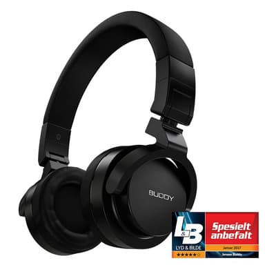 Jensen Buddy Street on-ear hovedtelefoner - sort
