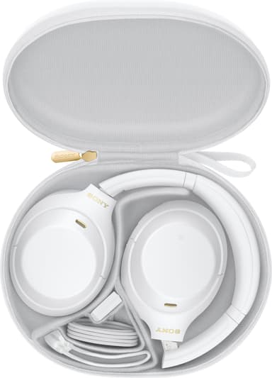Sony wireless around-ear høretelefoner WH-1000XM4 (hvid)