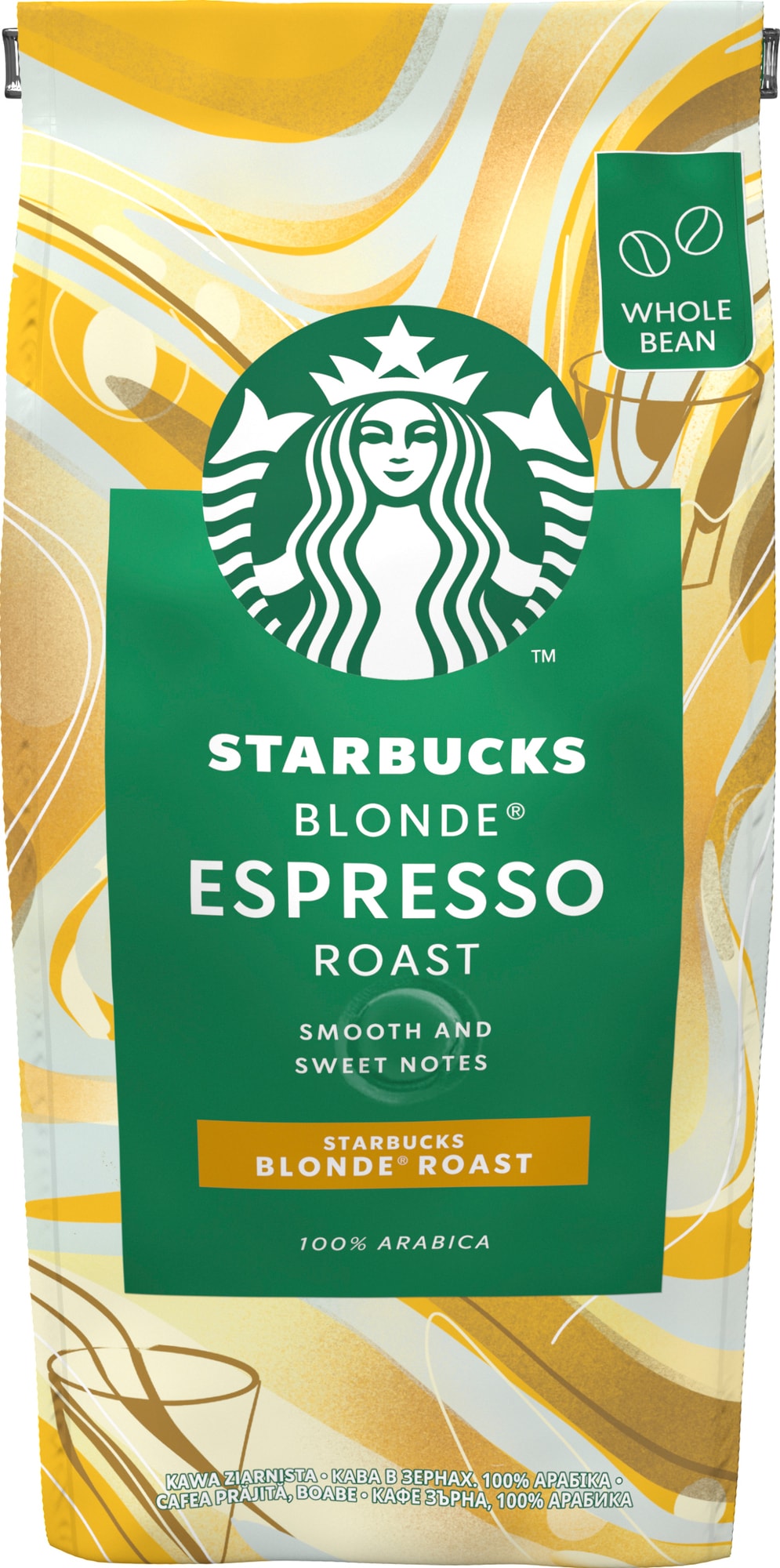 Starbucks Espresso Blonde Roast whole hele kaffebønner thumbnail