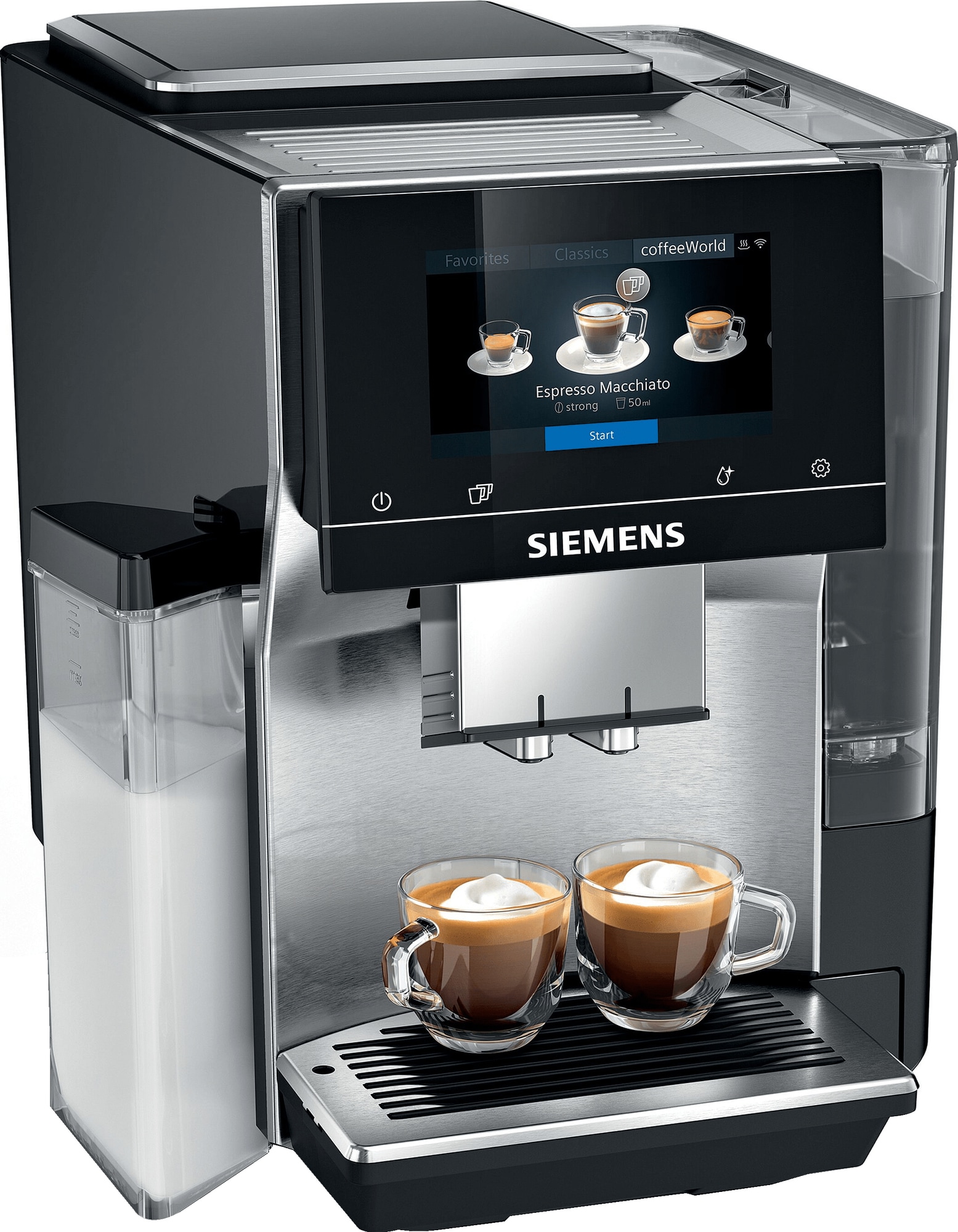 Siemens EQ.700 espressomaskine TQ707R03 (silver) thumbnail