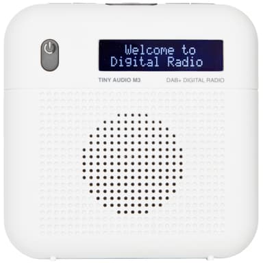 Tiny Audio M3 DAB+ radio (hvid)