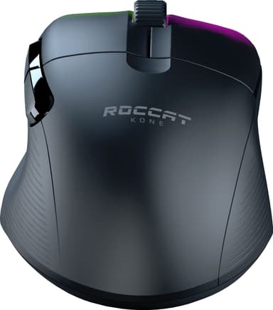 Roccat Kone Pro gaming mus (sort)