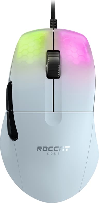 Roccat Kone Pro gaming mus (hvid)